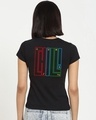 Shop Women's Black Chill Pop Graphic Printed T-shirt-Design