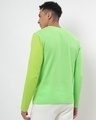 Shop Chille Out Green Color Block Full Sleeve T-shirt-Design