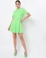 Shop Chilled Out Green Flared Skirt-Full