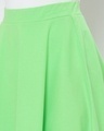 Shop Chilled Out Green Flared Skirt