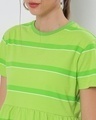 Shop Chilled Out Green Flared T-shirt
