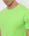 Shop Chilled Out Green Half Sleeve T-shirt