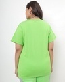Shop Chilled Out Green Plus Size Boyfriend T-shirt-Design