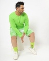 Shop Chilled Out Green Plus Size Full Sleeve T-shirt-Full