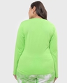 Shop Chilled Out Green Plus Size Full Sleeve T-shirt-Design