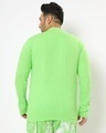 Shop Chilled Out Green Plus Size Henley T-shirt-Design