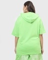 Shop Chilled Out Green Plus Size Oversized Hoodie T-shirt-Design