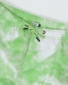 Shop Chilled Out Green Plus Size Tie & Dye Shorts