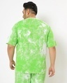 Shop Chilled Out Green Plus Size Tie & Dye T-shirt-Design