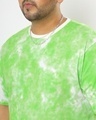 Shop Chilled Out Green Plus Size Tie & Dye T-shirt