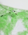 Shop Chilled Out Green Tie & Dye Shorts