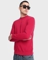 Shop Men's Chilli Pepper Red Sweatshirt-Front