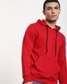 Shop Men's Chilli Pepper Red Hoodie-Front