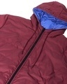 Shop Chilli Pepper-Maroon Banner Plus Size Puffer Jacket