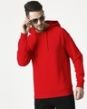 Shop Men's Red Hoodie-Front