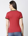 Shop Chilli Pepper Women Half sleeve Plain Rib T-Shirt-Full