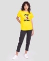 Shop Chilling Duck Boyfriend T-Shirt (DL) Pineapple Yellow-Design