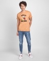 Shop Chilling Duck Half Sleeve T-Shirt (DL)  Apricot Orange-Design