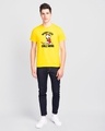 Shop Chilling Duck Half Sleeve T-Shirt (DL) Pineapple Yellow-Design