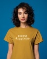 Shop Choose Happiness Boyfriend T-Shirt-Front