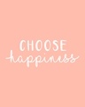 Shop Choose Happiness Round Neck Crop Top T-Shirt-Full