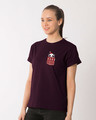 Shop Christmas Panda Boyfriend T-Shirt-Design