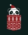 Shop Christmas Panda Full Sleeve T-Shirt