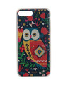 Shop Iphone 7 Plus Floral Owl Mobile Cover-Front