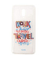 Shop Oneplus 6t Work Hard Travel Often 3d Mobile Cover-Front