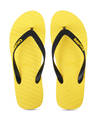 Shop Men's Banana Leaf Yellow Flip Flops-Front