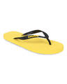 Shop Men's Banana Leaf Yellow Flip Flops-Full