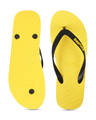 Shop Men's Banana Leaf Yellow Flip Flops