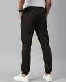 Shop Men's Black Cotton Slim Fit Trousers-Design