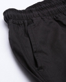 Shop Men's Black Cotton Slim Fit Trousers
