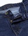 Shop Men's Blue Cotton Slim Fit Highly Distressed Jeans