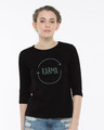 Shop Circle Of Life Round Neck 3/4th Sleeve T-Shirt-Front