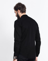 Shop Classic Black Mandarin Collar Shirt-Design