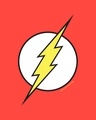 Shop Classic Flash Logo Crewneck Varsity Rib H/S T-Shirt (FL)-Multicolor