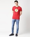 Shop Classic Flash logo Round neck Varsity H/S T-shirt (FL)-Design