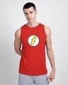 Shop Classic Flash logo Round Neck Vest (FL)-Front