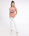 Shop Classic T & J Half Sleeve Printed T-Shirt Misty Pink (TJL)-Full
