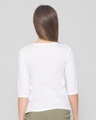 Shop Classic T & J Round Neck 3/4 Sleeve T-Shirt White (TJL)-Design