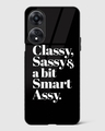 Shop Classy Sassy Premium Glass Case for Oppo A78 5G-Front