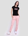 Shop Women's Black Click Click Bugs Graphic Printed Slim Fit T-shirt-Full