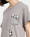 Shop Climbing Pocket Panda Boyfriend T-Shirt