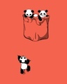 Shop Climbing pocket panda Boyfriend T-Shirt