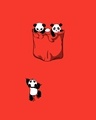 Shop Climbing pocket panda Boyfriend Varsity Rib H/S T-Shirt