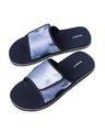 Shop Cloud Tie Dye in Navy Blue Adjustable Men Slider-Front