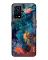 Shop Cloudburst Printed Premium Glass Cover for Oppo A55 (Shock Proof, Lightweight)-Front