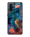 Shop Cloudburst Printed Premium Glass Cover for Oppo Find X2 (Shock Proof, Lightweight)-Front